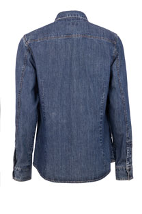 Muška teksas košulja od pamuka sa dugim rukavima Tiffany Production