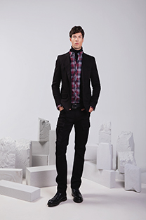 Muška karirana košulja dugih rukava Tiffany Production