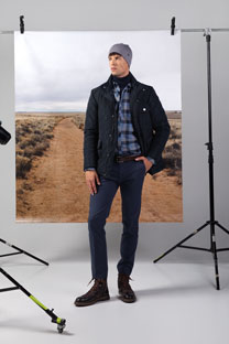 Muška karirana košulja dugih rukava Tiffany Production