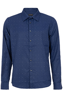 Muška košulja dugih rukava sa kontrastnim dugmićima Tiffany Production