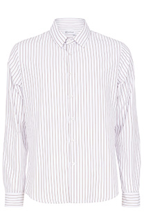 Tiffany Production Muška prugasta košulja dugih rukava sa kragnom