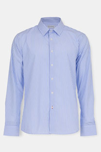 Tiffany Production Plava muška košulja sa prugama