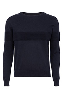 Muški džemper dugih rukava sa rebrastim detaljem Tiffany Production