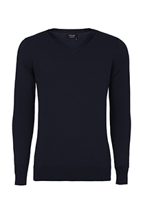 Muški bazni džemper dugih rukava sa V izrezom  Tiffany Production