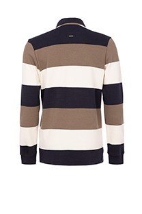 Prugasti muški duks dugih rukava sa kragnom Tiffany Production