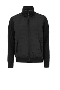 Muški duks dugih rukava sa visokom kragnom i štepanim detaljem Tiffany Production