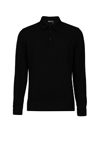 Muški jednobojni duks dugih rukava sa kragnom Tiffany Production