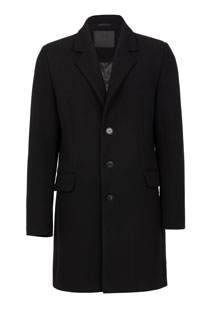 Tiffany Production Klasični muški kaput sa V-izrezom i reverima