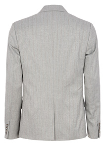 Muški prugasti sako dugih rukava sa kopčanjem na dugmiće Tiffany Production