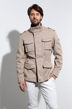 Tiffany Production Bež jakna sa džepovima