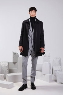 Elegantni muški mantil sa kragnom Tiffany Production