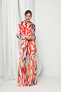 Tiffany Production Ženska košulja dugih rukava u dezenu