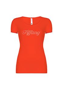Ženska bazna majica kratkih rukava sa okruglim izrezom  Tiffany Production