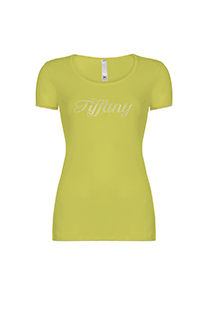 Tiffany Production Ženska bazna majica kratkih rukava sa okruglim izrezom 