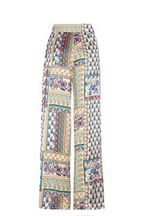 Ženske pantalone širokih nogavica u dezenu Tiffany Production