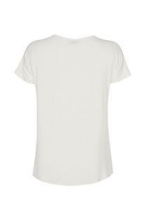 Kontrastna majica kratkih rukava od viskoze Tiffany Production