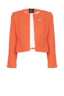 Tiffany Production Kratki sako sa brošem