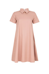 Haljina A kroja sa kragnom i brošem Tiffany Production