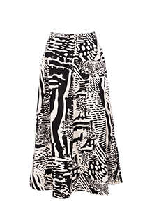 Suknja u dezenu od viskoze Tiffany Production