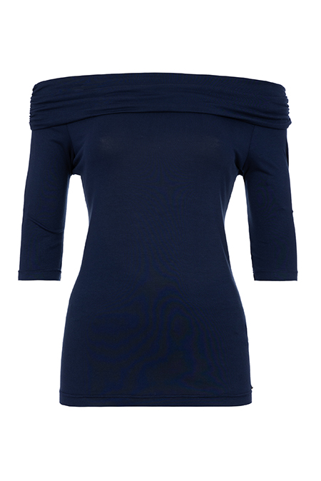 Tiffany Production Ženska majica otkrivenih ramena sa 3/4 rukavima