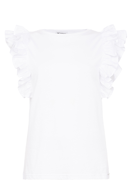 Majica sa ukrasnim karner rukavima Tiffany Production