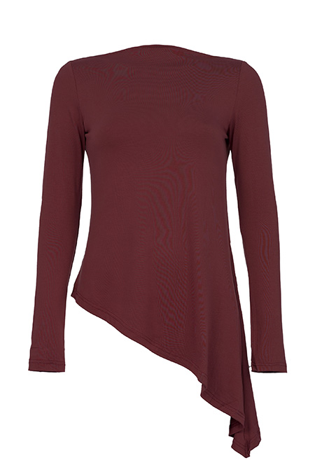 Tiffany Production Majica dugih rukava sa asimetričnom dužinom