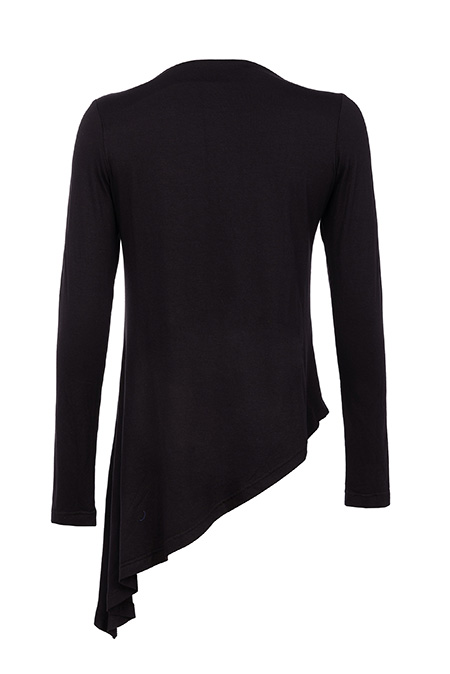 Majica dugih rukava sa asimetričnom dužinom Tiffany Production