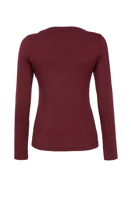 Ženska majica dugih rukava sa čamac izrezom Tiffany Production