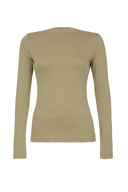 Ženska majica dugih rukava sa čamac izrezom Tiffany Production