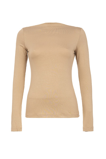 Ženska majica dugih rukava sa čamac izrezom Tiffany Production