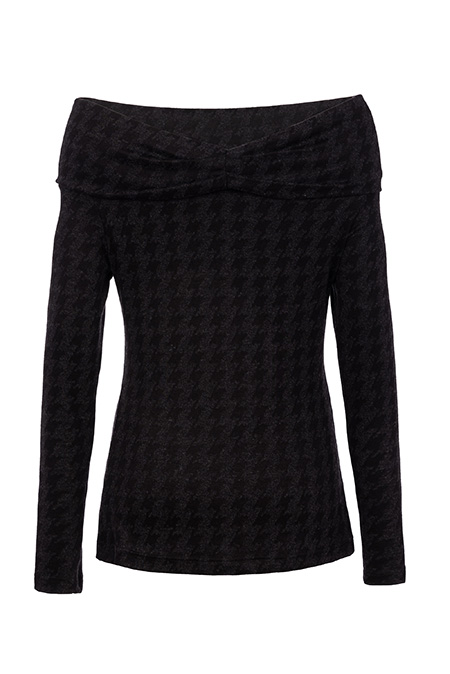 Ženska majica dugih rukava sa spuštenim ramenima Tiffany Production