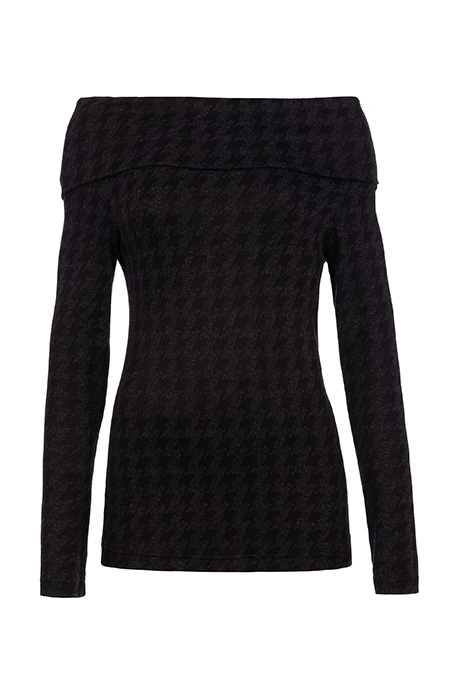 Ženska majica dugih rukava sa spuštenim ramenima Tiffany Production