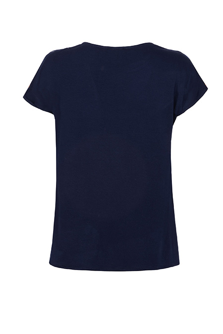 Ženska majica kratkih rukava sa dezenom i okruglim izrezom Tiffany Production