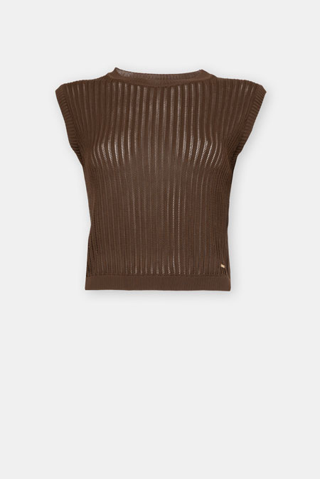 Pletena majica bez rukava Tiffany Production