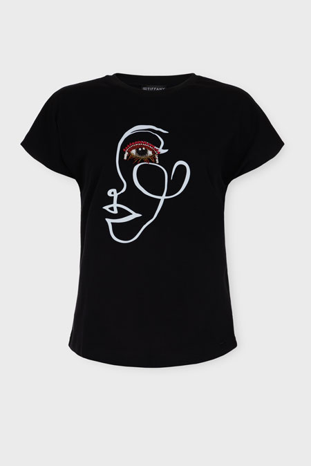 Ženska majica sa našivenim motivom Tiffany Production