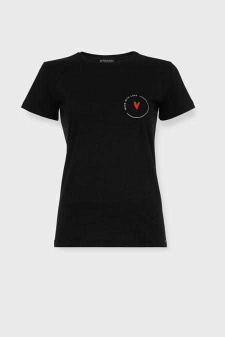 Majica sa minimalističkim printom Tiffany Production