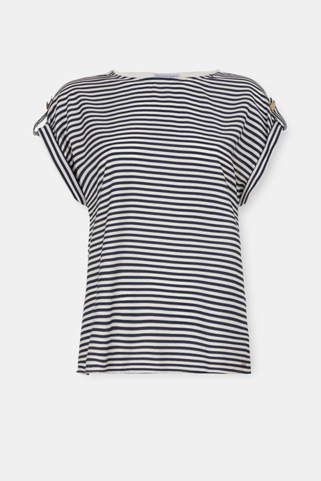 Prugasta majica opuštenog kroja Tiffany Production