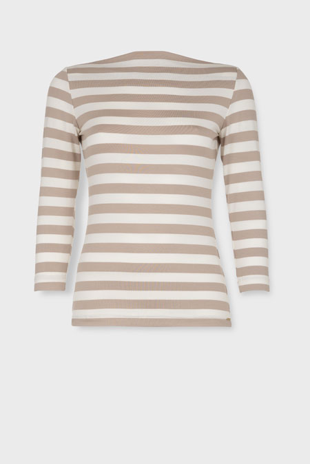 Prugasta majica od viskoze Tiffany Production