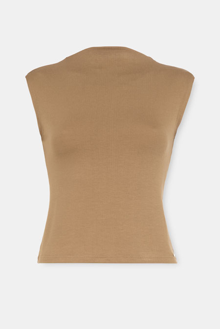 Tiffany Production Minimalistička viskozna majica bez rukava