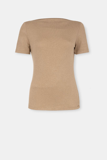 Tiffany Production Majica sa suptilnim štrasom