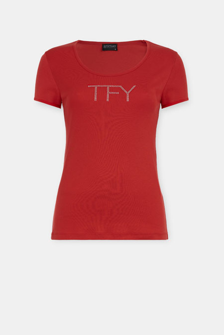 Bazna majica sa ukrasnim cirkonima Tiffany Production