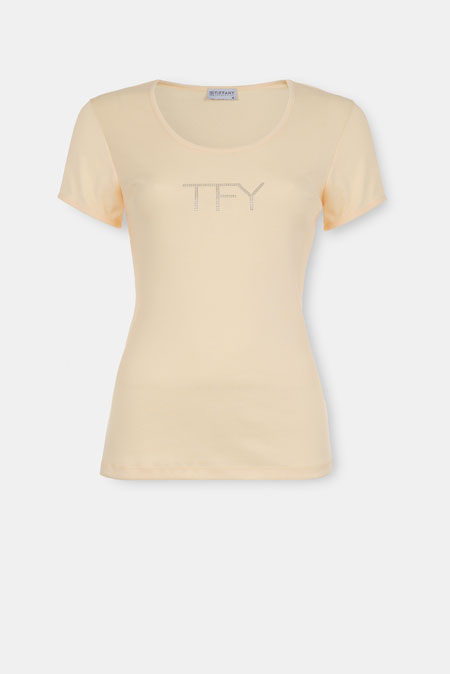 Bazna majica sa ukrasnim cirkonima Tiffany Production