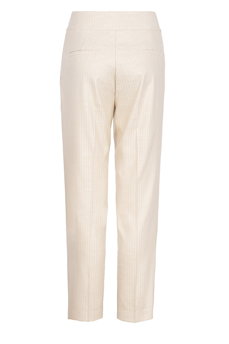 Ženske prugaste pantalone dubokog struka Tiffany Production