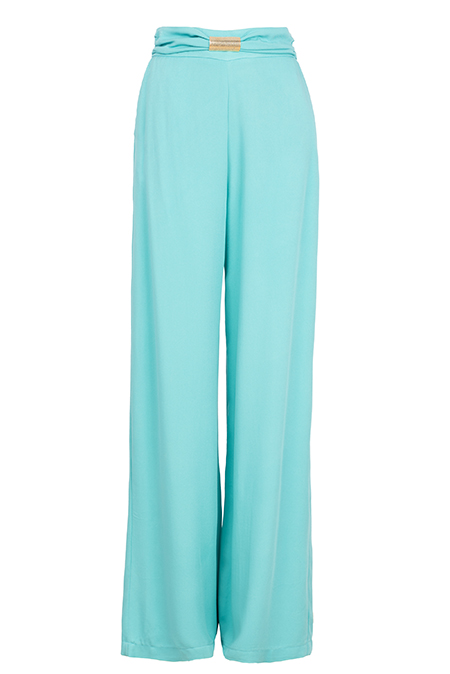 Viskozne pantalone sa metalnim detaljem Tiffany Production