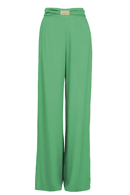 Tiffany Production Viskozne pantalone sa metalnim detaljem