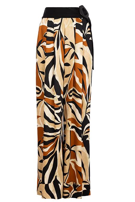 Ženske pantalone širokih nogavica u dezenu Tiffany Production