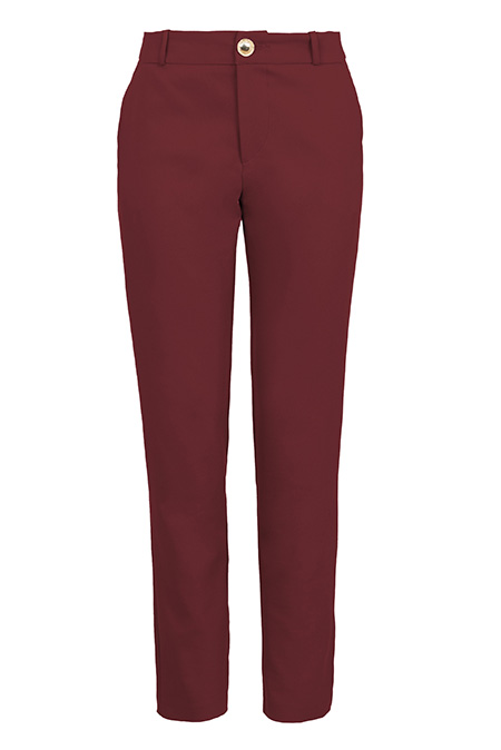 Ženske pantalone ravnog kroja sa džepovima Tiffany Production