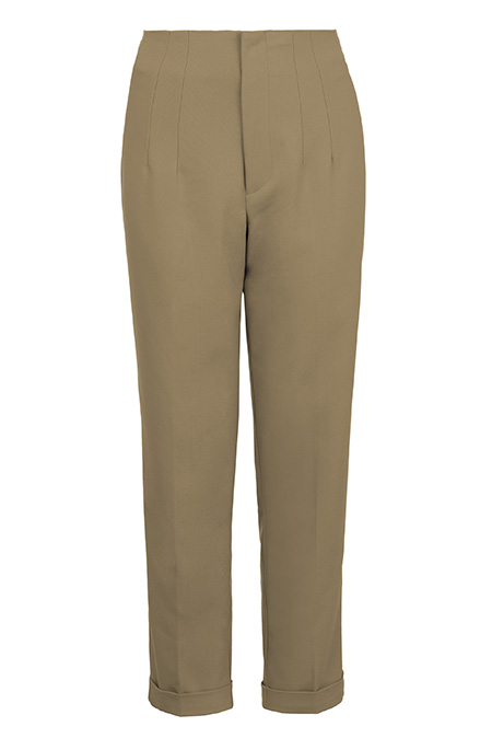 Tiffany Production Pantalone visokog struka sa skrivenim rajsferšlusom