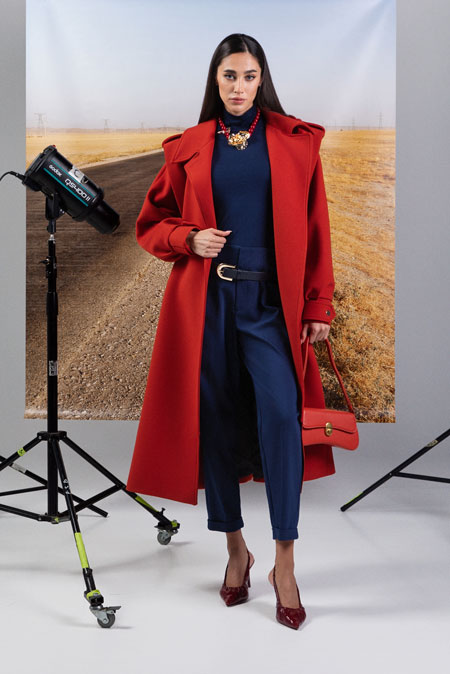 Pantalone visokog struka sa skrivenim rajsferšlusom Tiffany Production