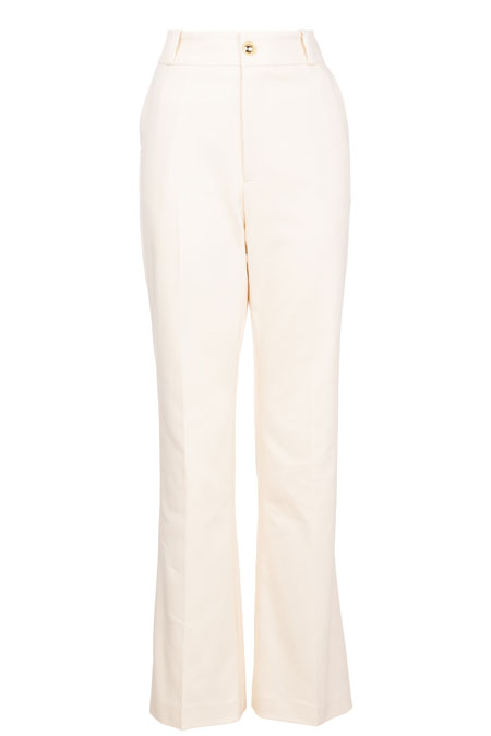 Ženske zvonaste pantalone visokog struka sa džepovima Tiffany Production